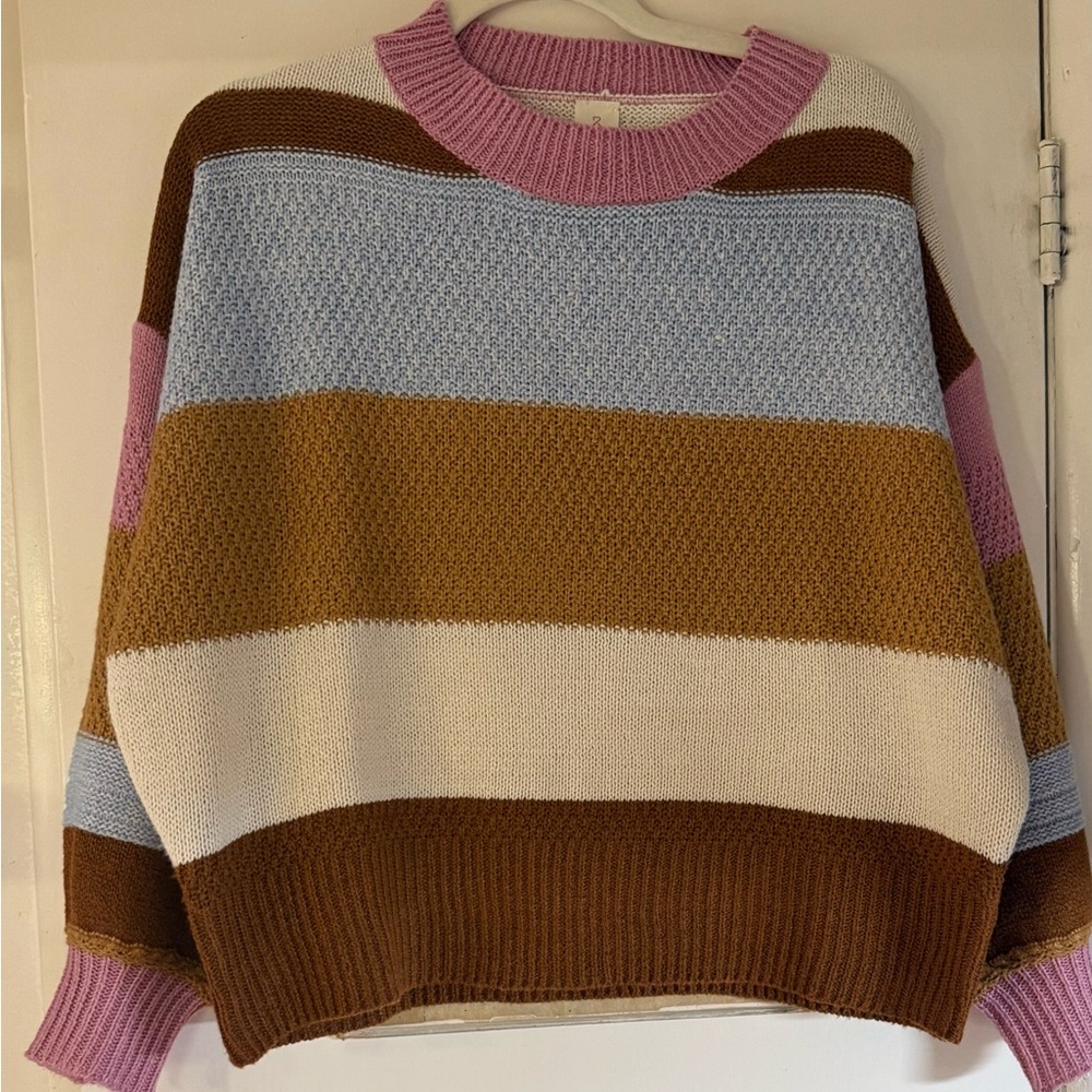 Colorful Striped Women's Sweater